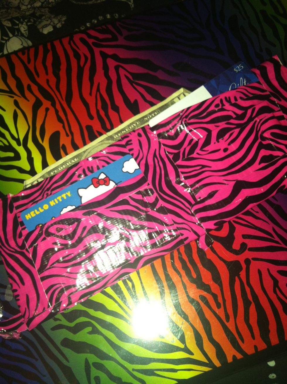 And there you have your wallet! Put in credit cards gift cards and cash and enjoy your new wallet! If done correct is as durable as a store bought! Hope you enjoyed Comment and tell me what u think:)