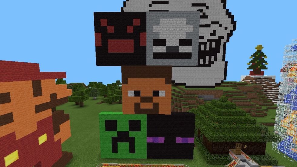 And these are most of the mobs faces in the game