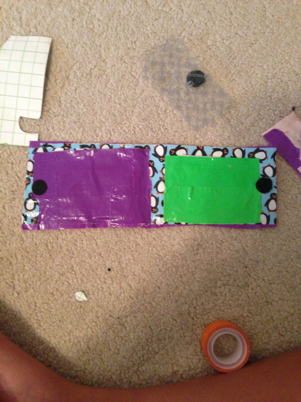 And this is my finished wallet!! You can add some decorations to it or leave it plain!
