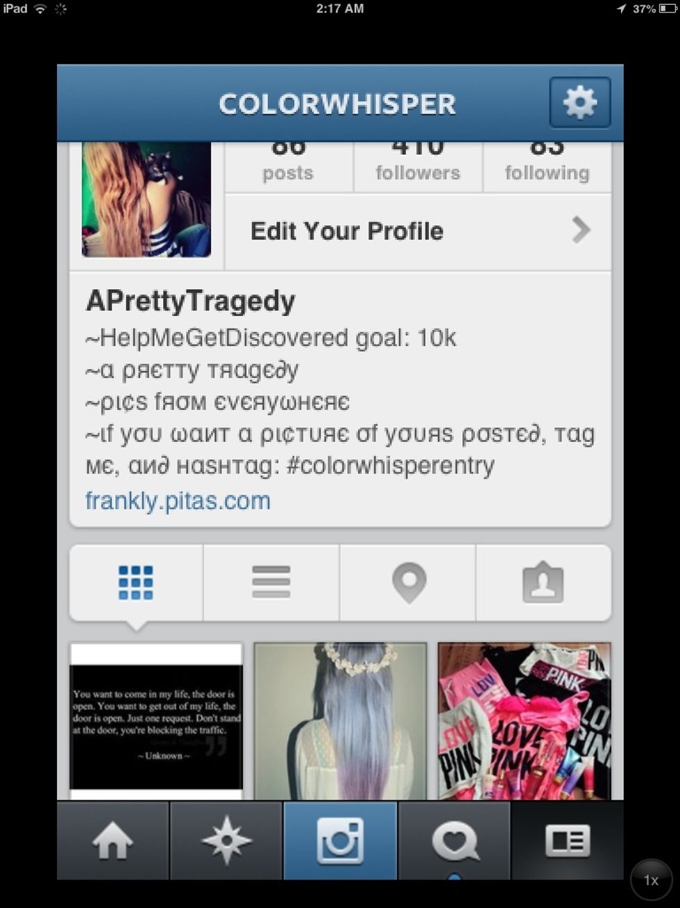 And this is my instagram \ud83d\udc4c