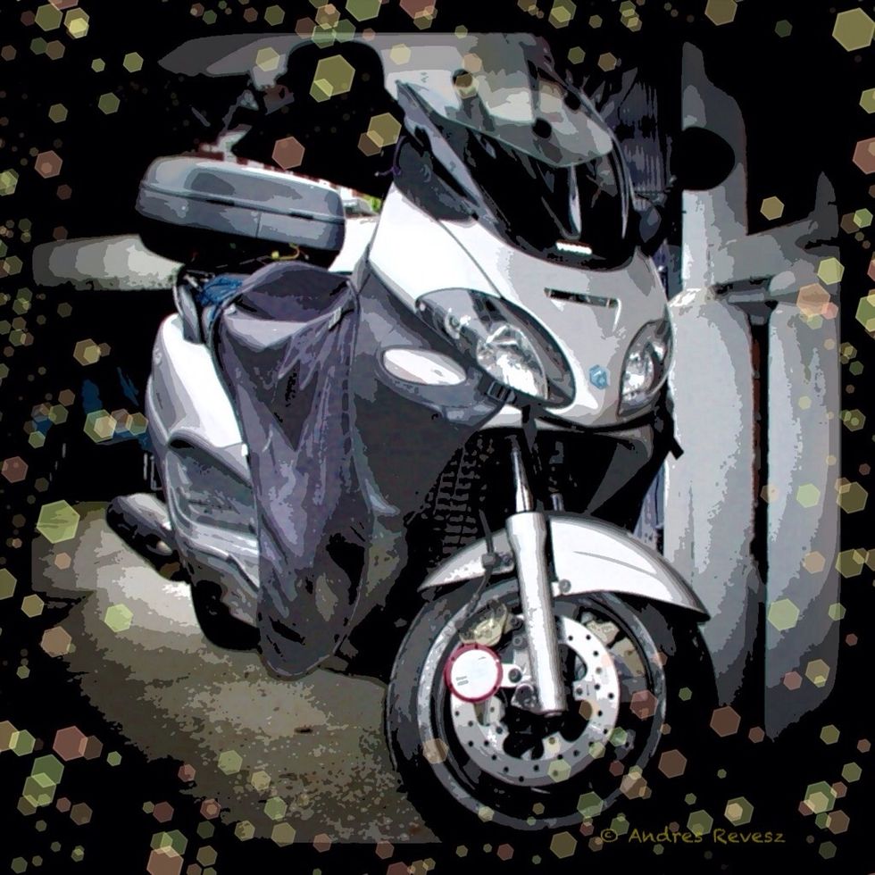 And this is my scooter with which I'm going around Europe. My next guide will have ... Through Northern Italy (Pisa, Florence, Venice...) . Suggestions are more than welcome.