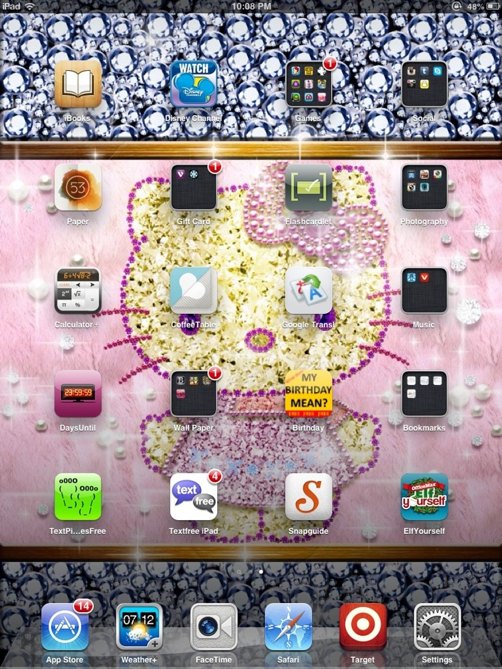 And this is my second page I have some folders ill go though them but you can see the apps that are not in folders