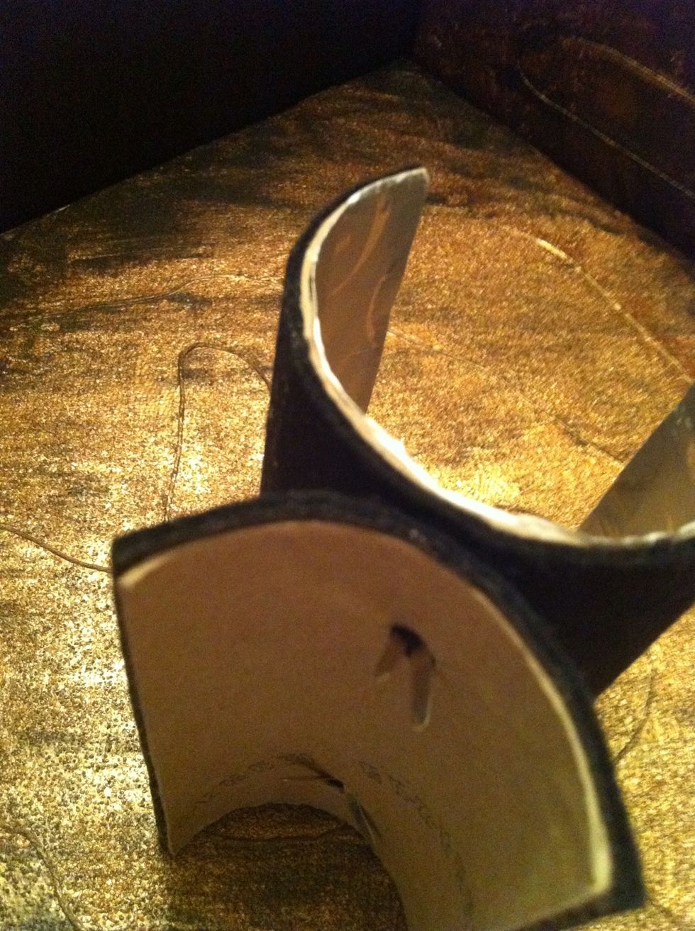 and through the base.