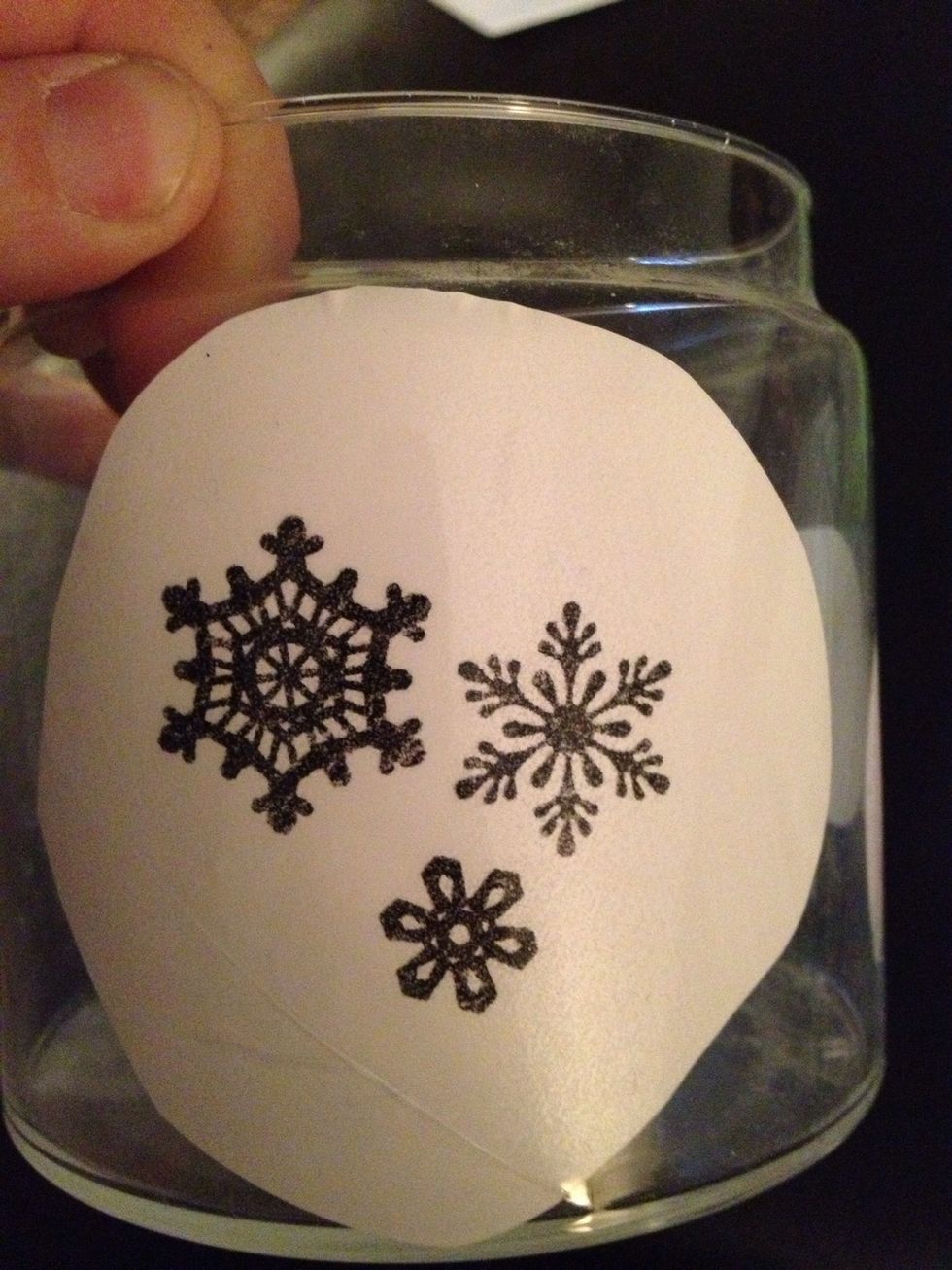 And to ensure the contact paper in firmly affixed.