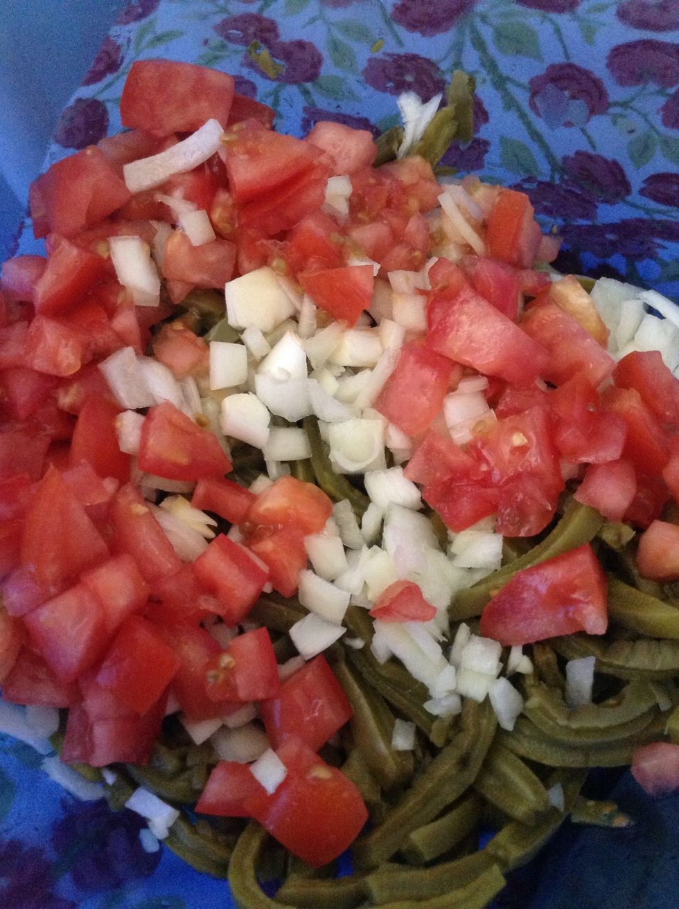 . . . And toss those into the bowl too.