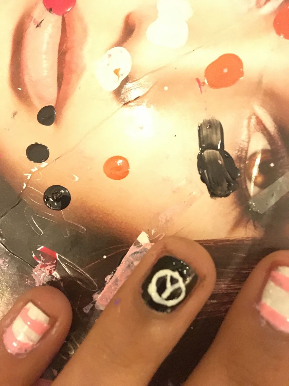 And turn it into a peace sign