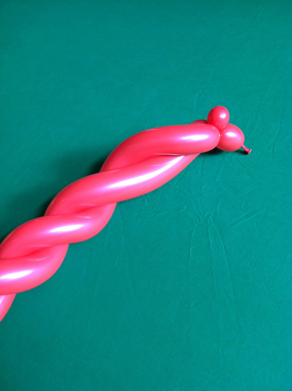 And twist the bubbles together to close it