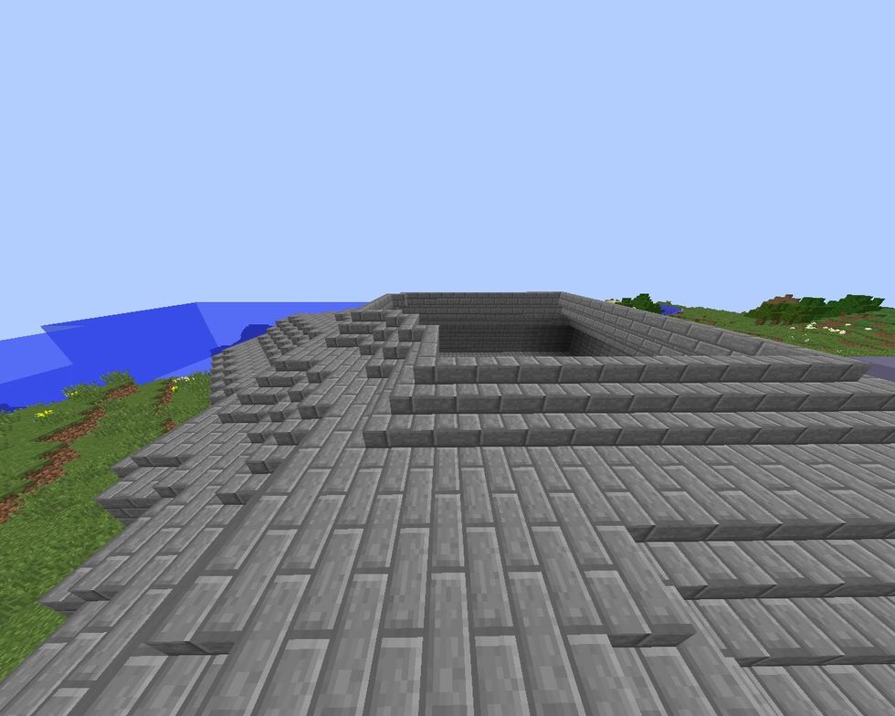 And Two more layer with stair