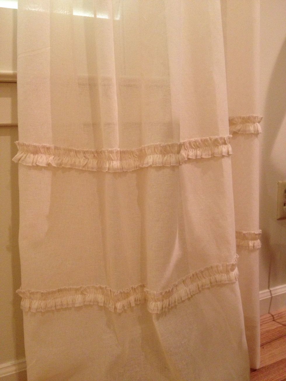 How to make nosew curtain panels with bows and ruffles B+C Guides
