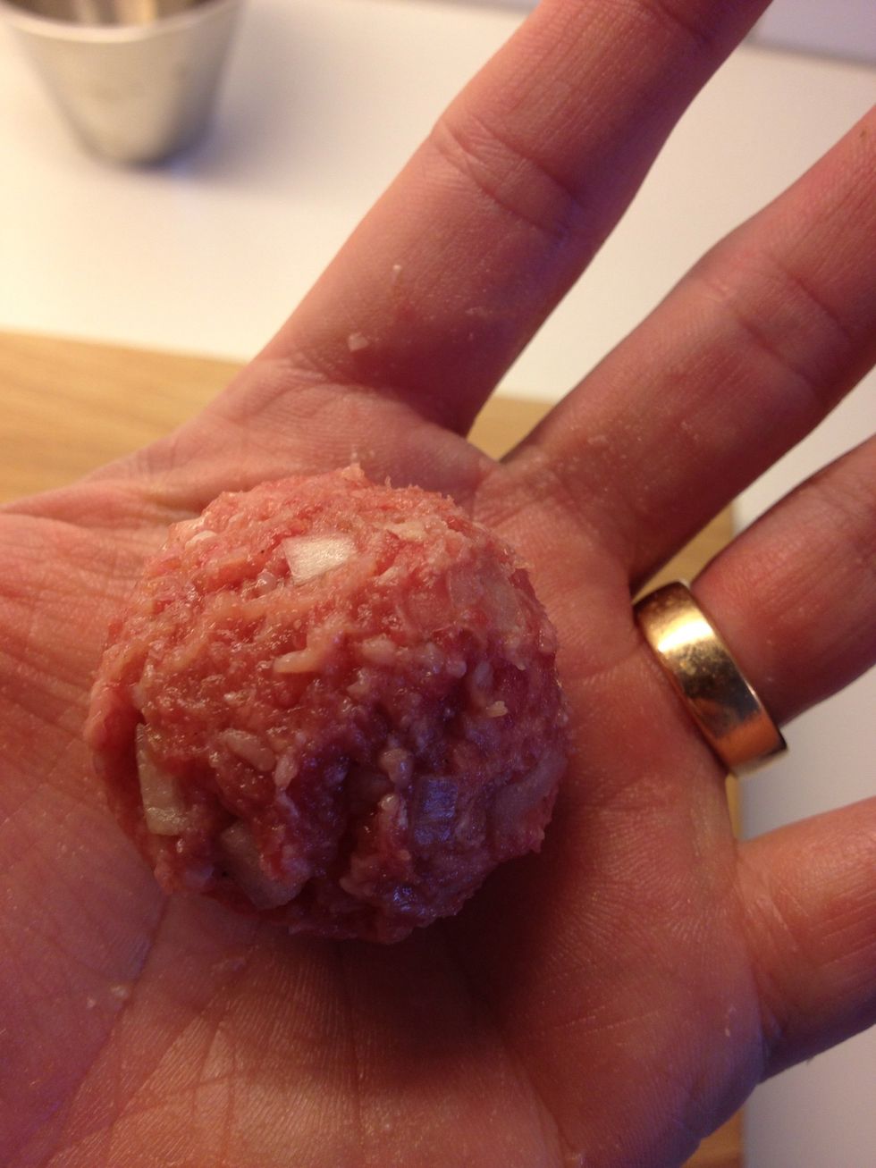 And use your best tools to roll some meatballs.