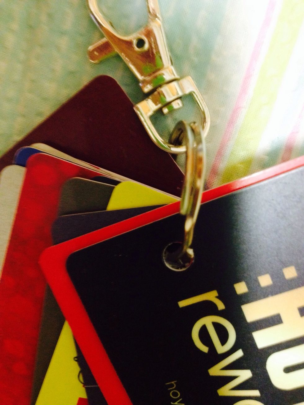 And voila a handy new store card holder