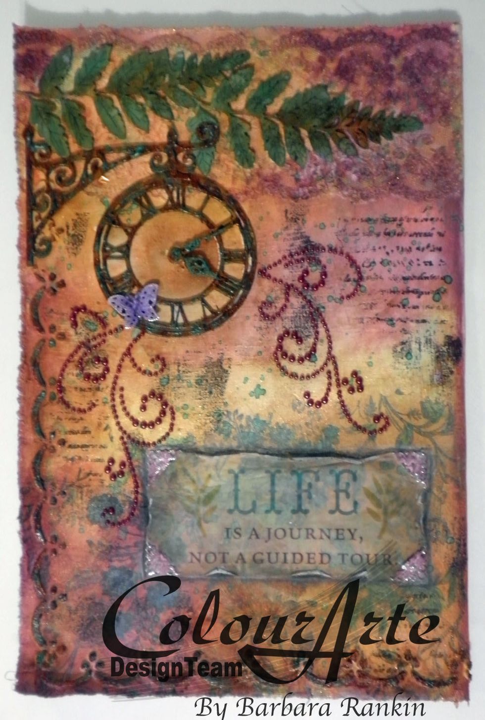 And voila! Here is the finished page.