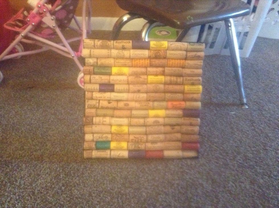 And Voila! This is our final product. Have fun. Happy corking!