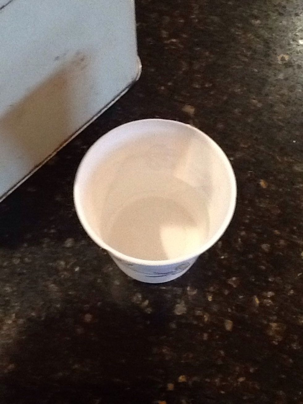 And water (not much)