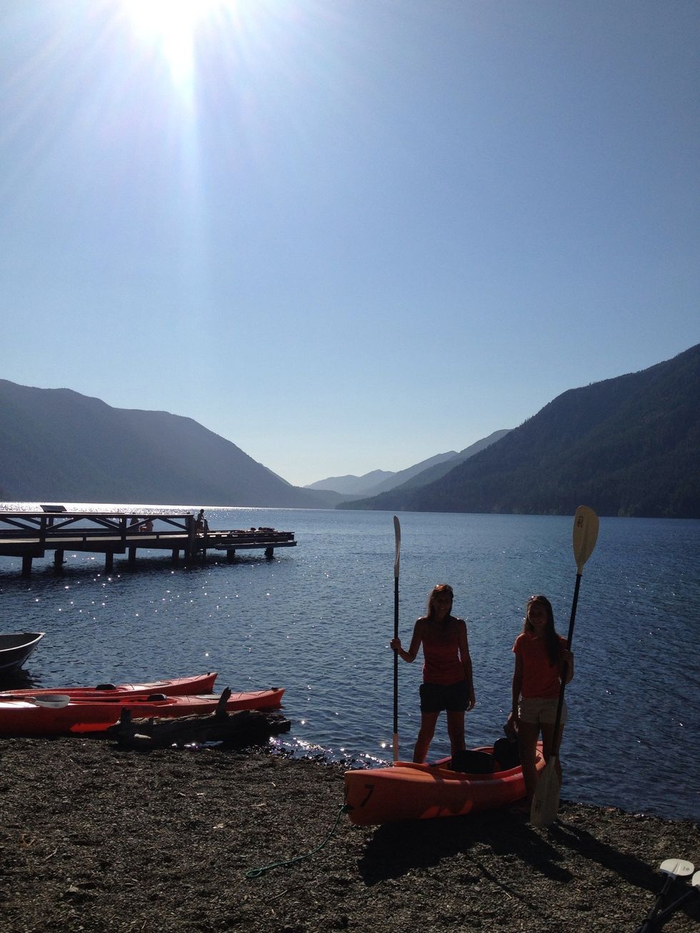And we kayaked in the beautiful Crescent Lake.