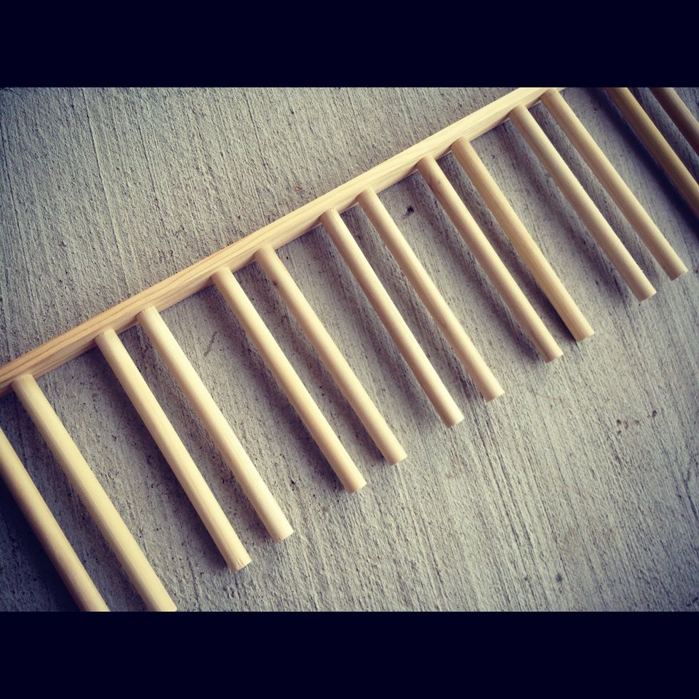 And we're done. You may paint it. I didn't, since it is under the shelf and most of it doesn't show :)