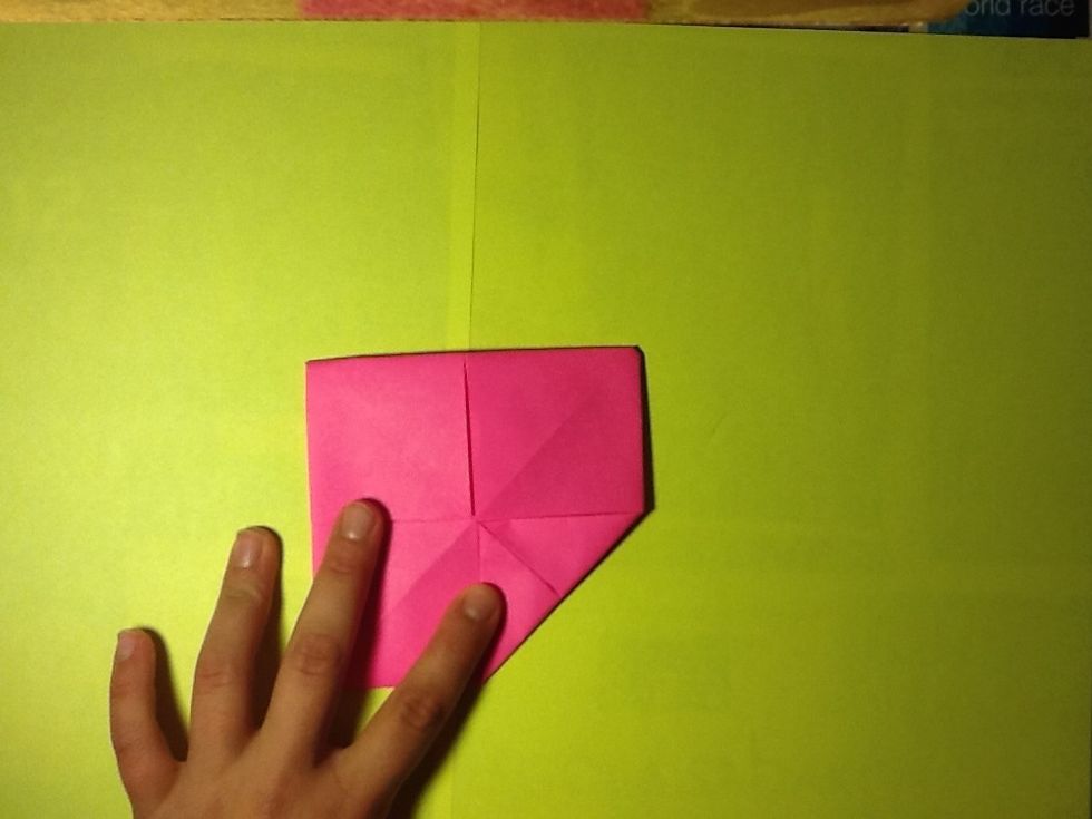 And we repeat (point of the square to the center)