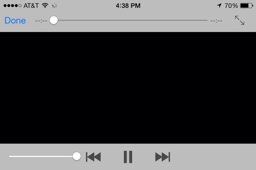 And when I tried to play a video or music there's usually a volume indicator below the video (lower left).