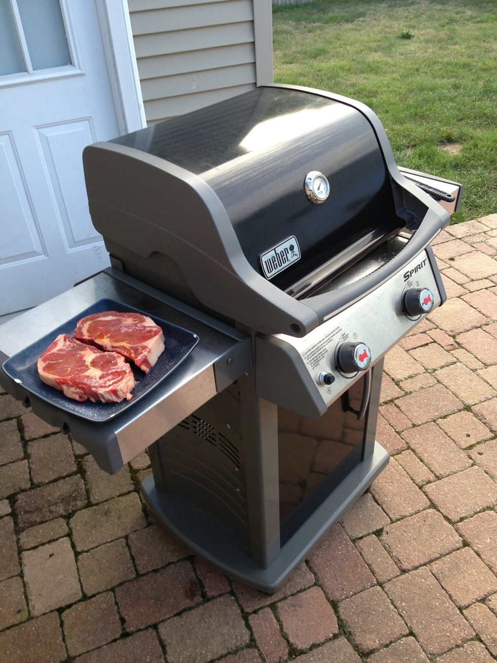 And when ready, bring the steaks out!