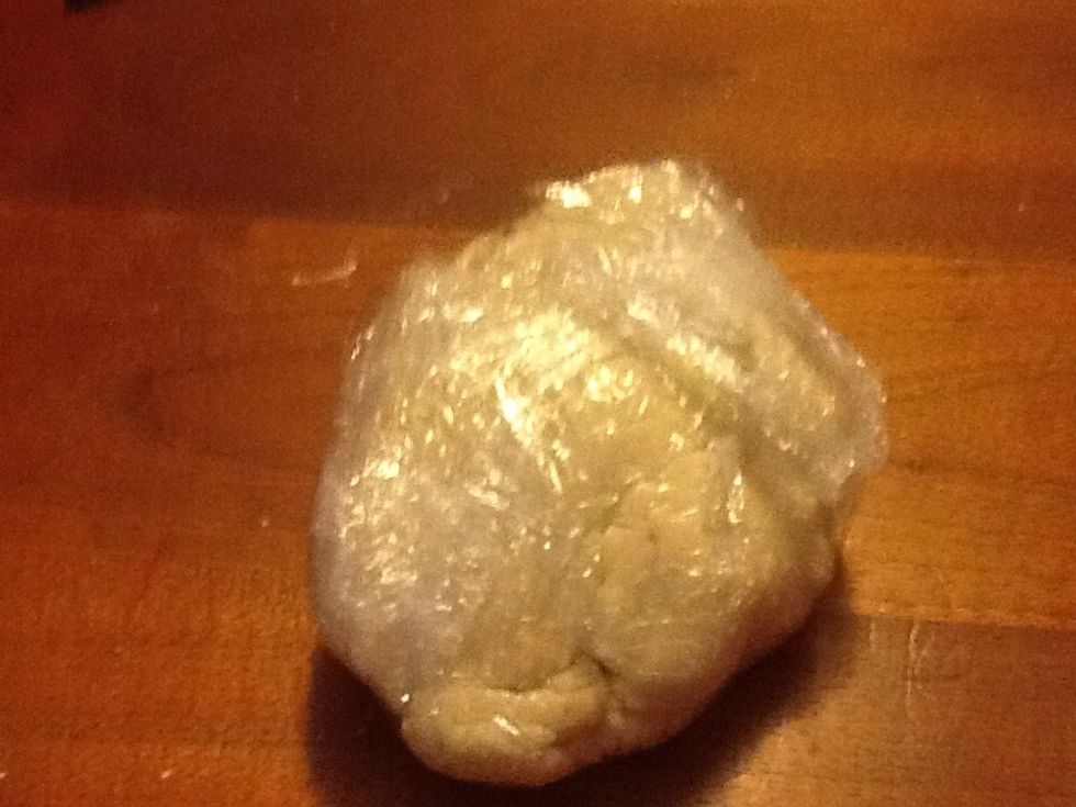 And when your done playing with it wrap any leftovers in glad wrap and put it in the fridge