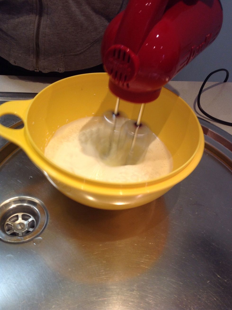 And whip till nice and fluffy