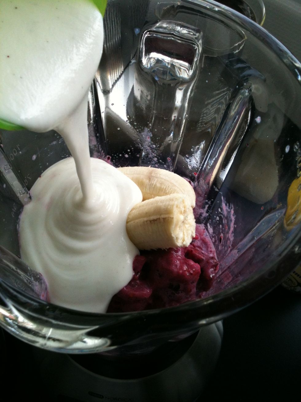 And yogurt in The blender
