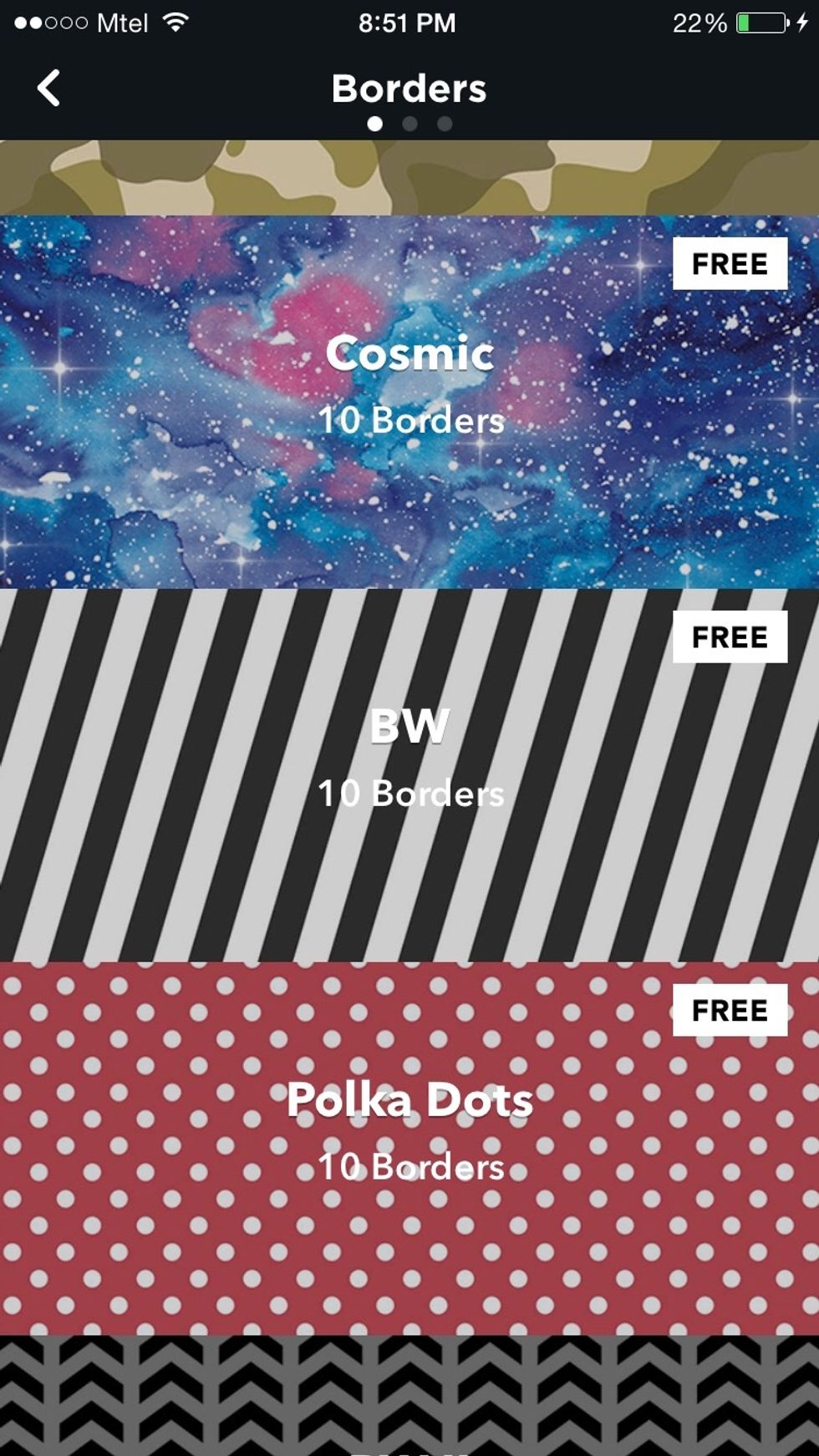 And you can download more borders with clicking "more"
