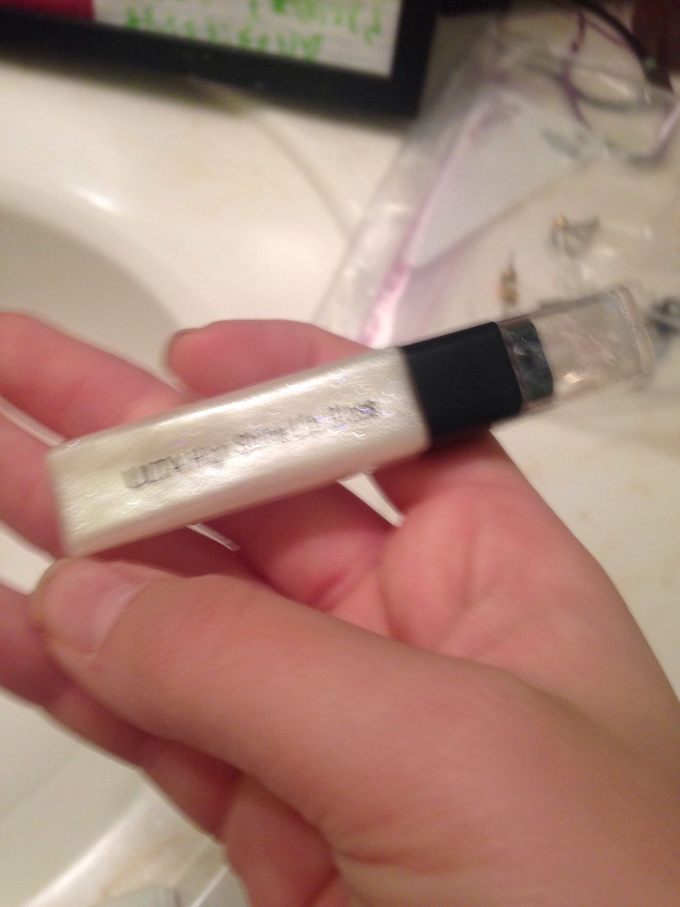 And you last color. I chose a shimmery color so it would stand out a little