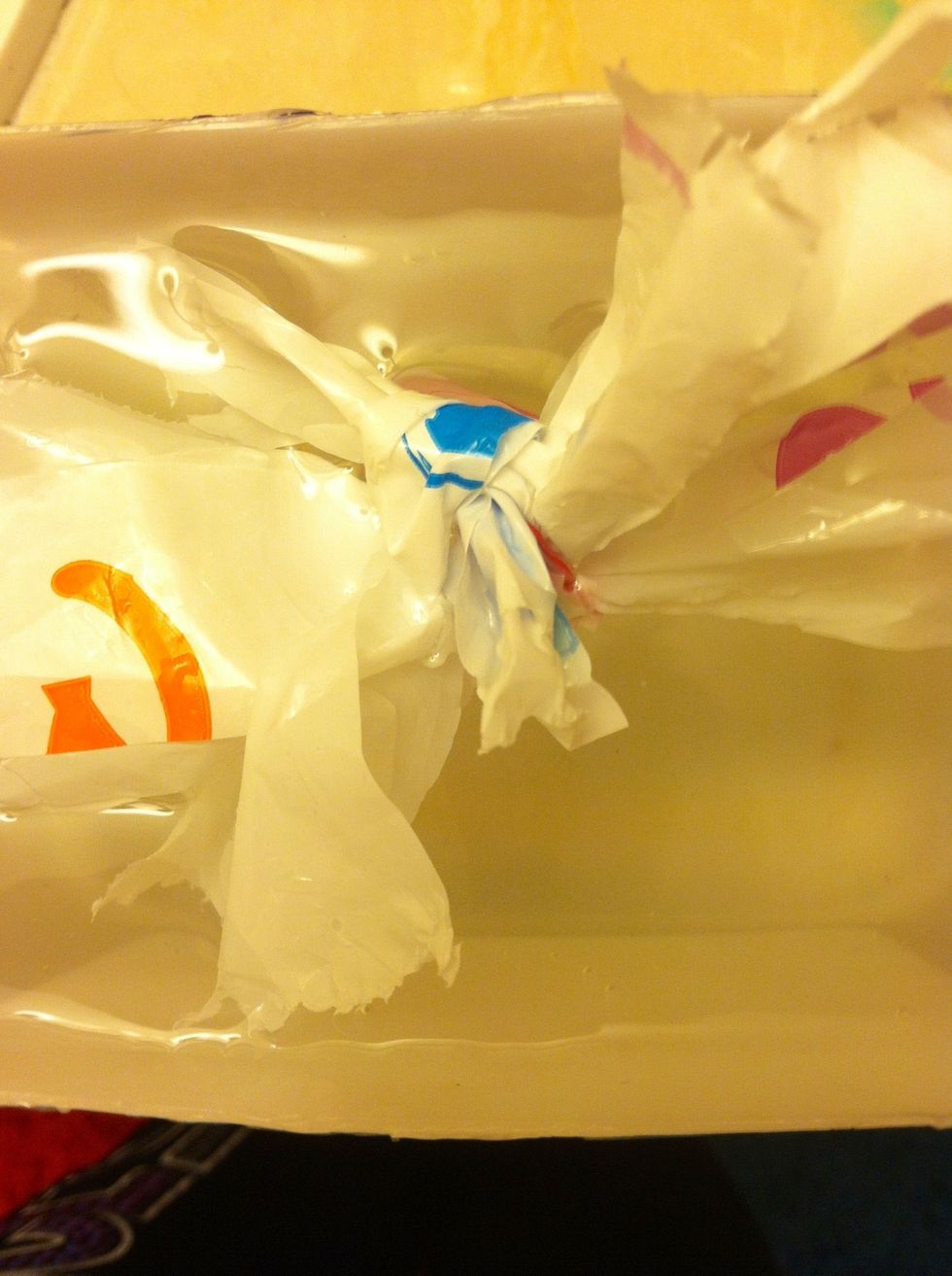 And you're done! Put it in water...