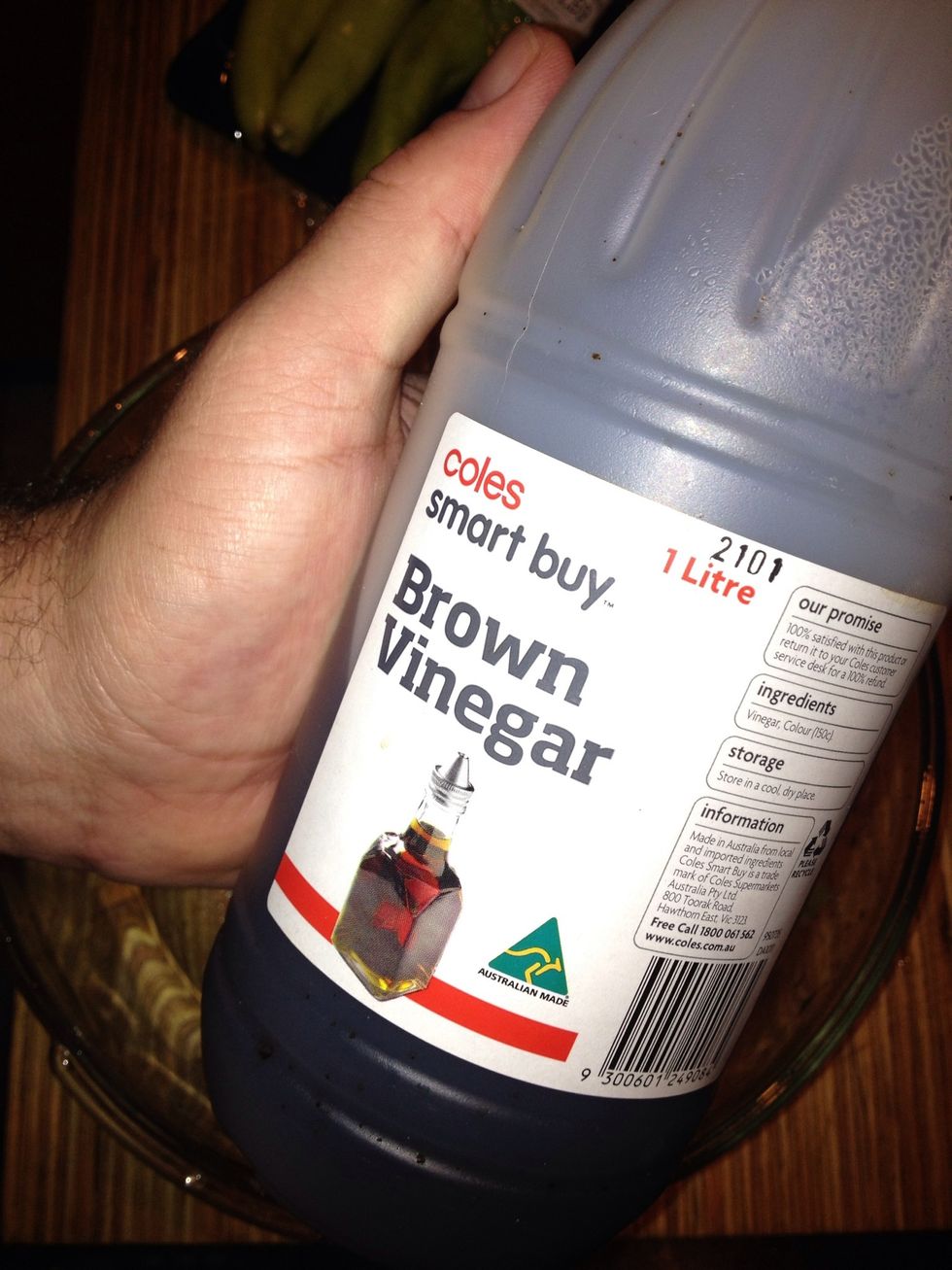 And your favorite vinegar