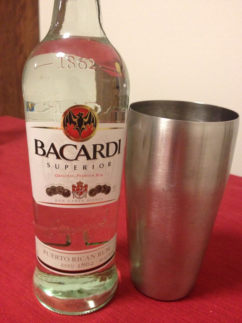 Another 1/2 ounce of your favorite Rum into the S/S.