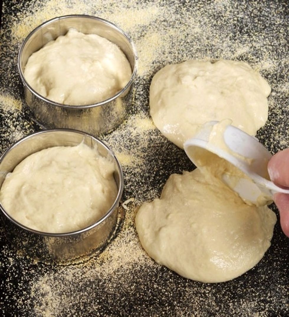 Another alternative is to add dough straight to tuna can and grill and bake that way. This just makes very uniformed looking muffins.