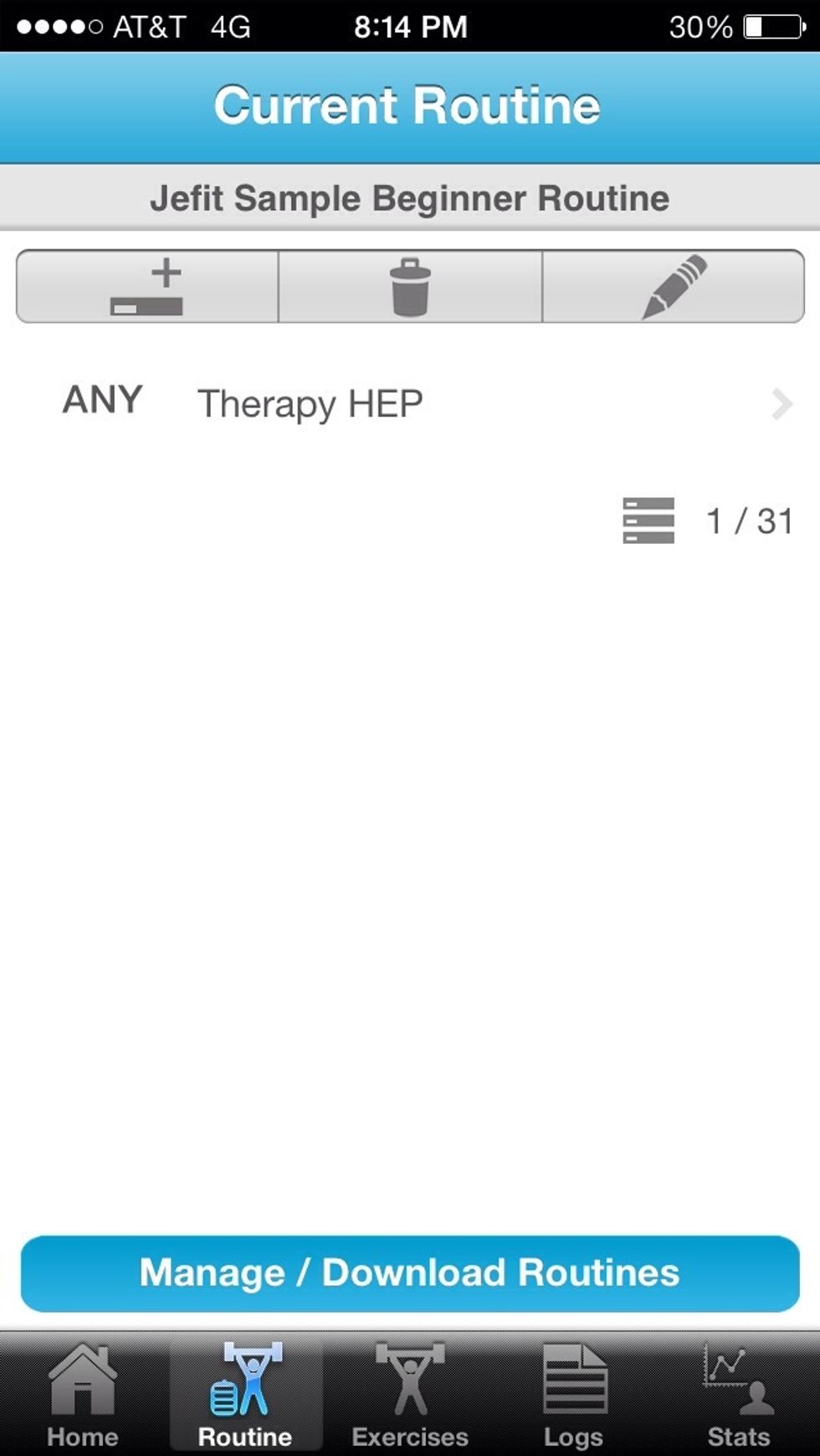 Another aspect of work conditioning is home exercise programs. This app allows the therapist to set up an available program for the client to use outside of the clinic on their own device.