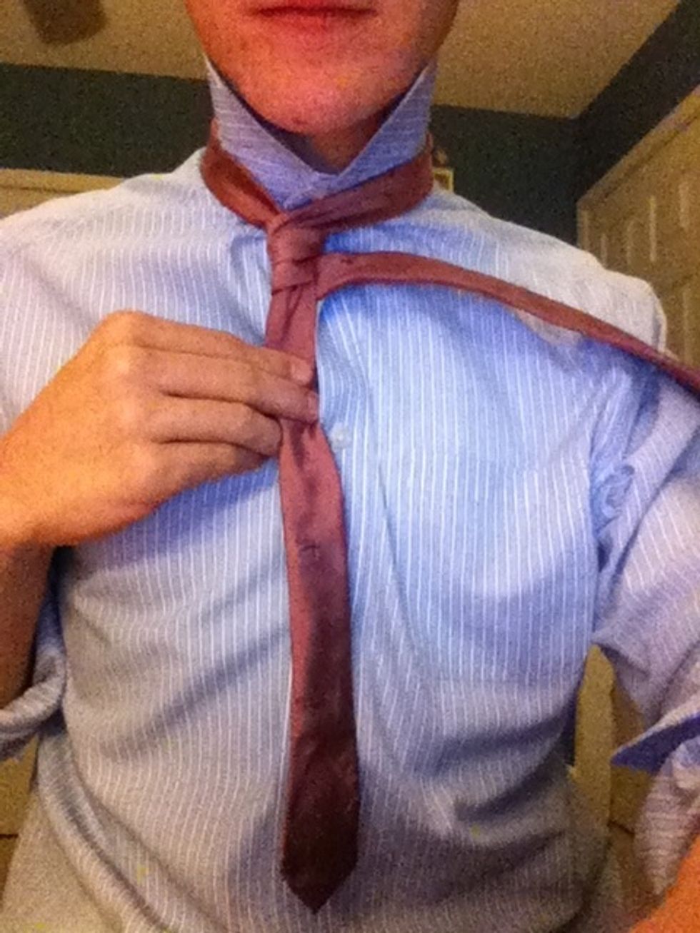 Another pass... The two pieces should again be in their original positions, the short, thin piece on the right/middle and the long, fat piece on the left.