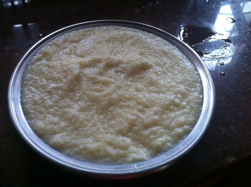 Another pic to show its texture.. when you pour is out of blender do check its texture which should be smooth