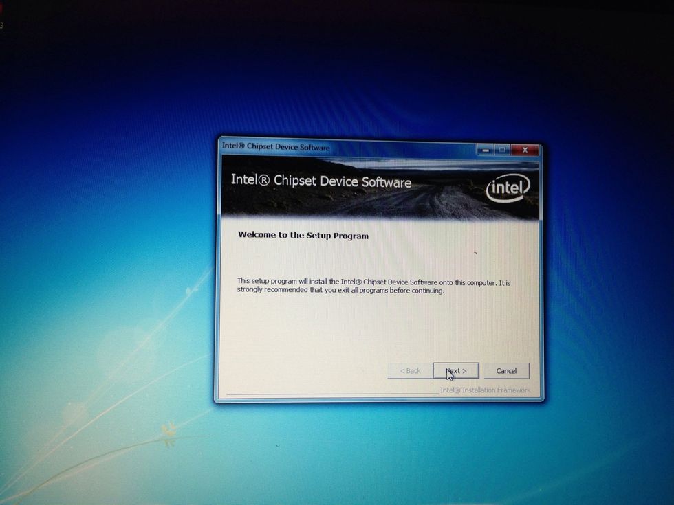 Another step in the installation process. Click next to continue.