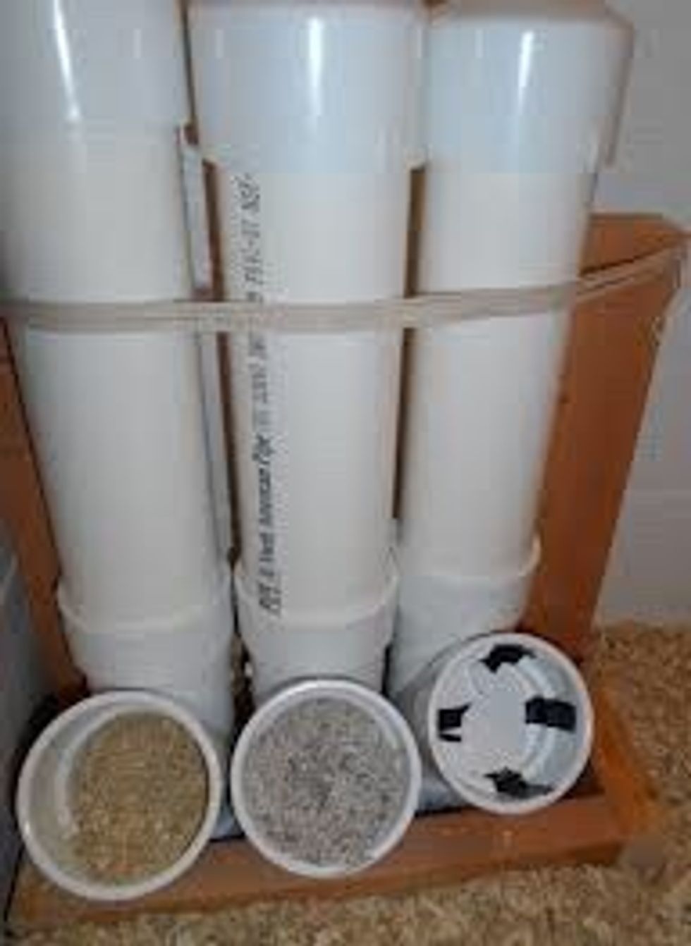 Another thing chickens need is a food dispenser. These are used to feed the chickens. Here are some good examples of chicken feeders