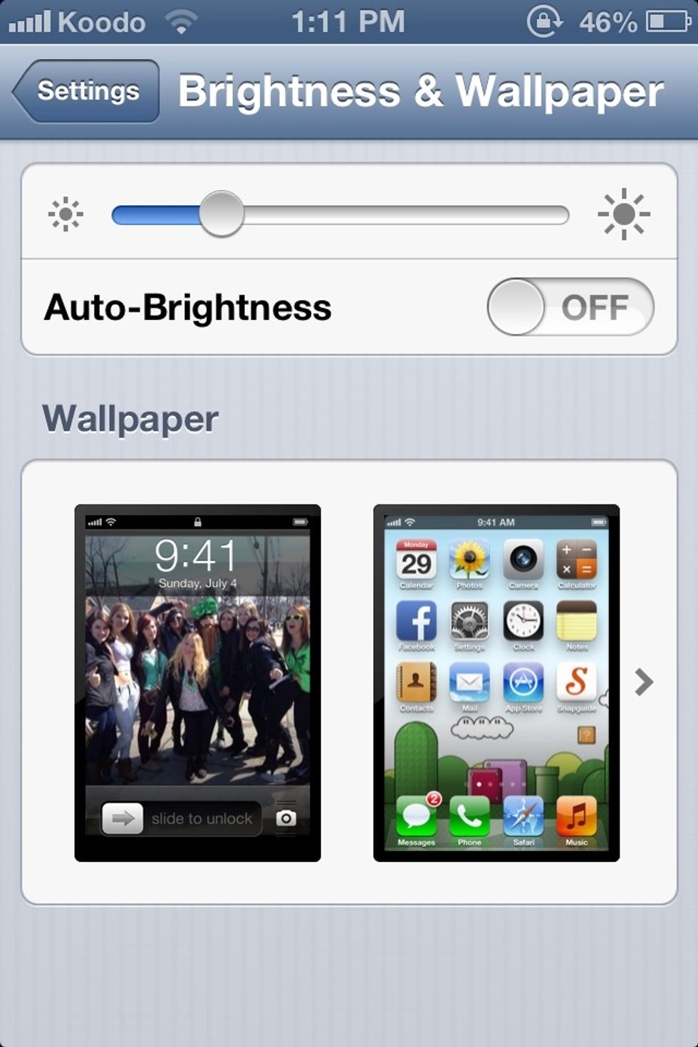 Another tip! Only have your brightness high when you need it, like when you go outside. If you don't need high brightness, keep it on the low! You will notice a major battery difference! :)