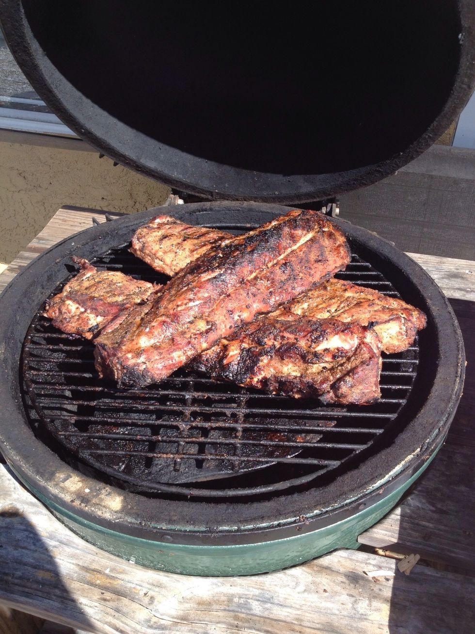 Another view indirect-cook 2 hours at 250-275 degrees