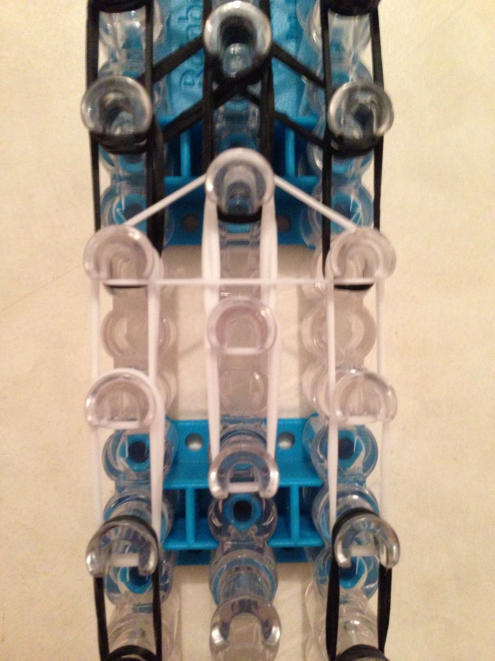 Another white triangle here on the body