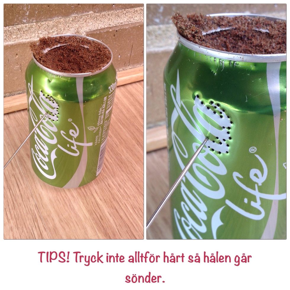 Anv\u00e4nd n\u00e5len och g\u00f6r h\u00e5l i det m\u00f6nster du \u00f6nskar.