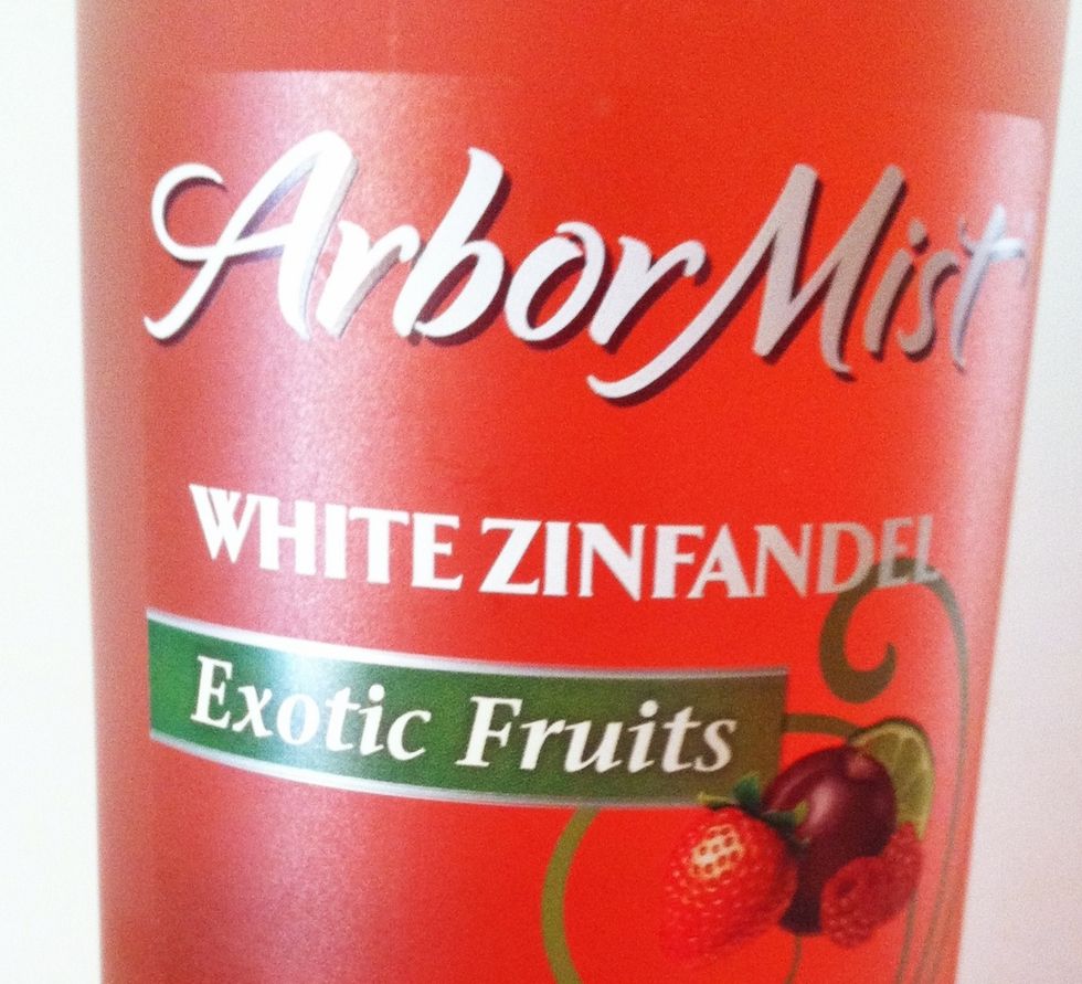 Any type of wine can be used. It doesn't have to be red wine but choose one that wouldn't mask the taste or color of the pear.