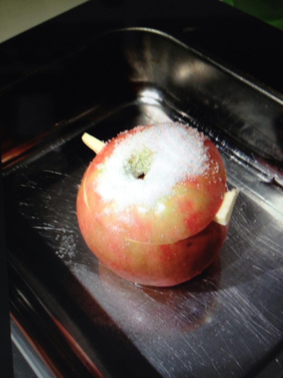 Apple before oven!
