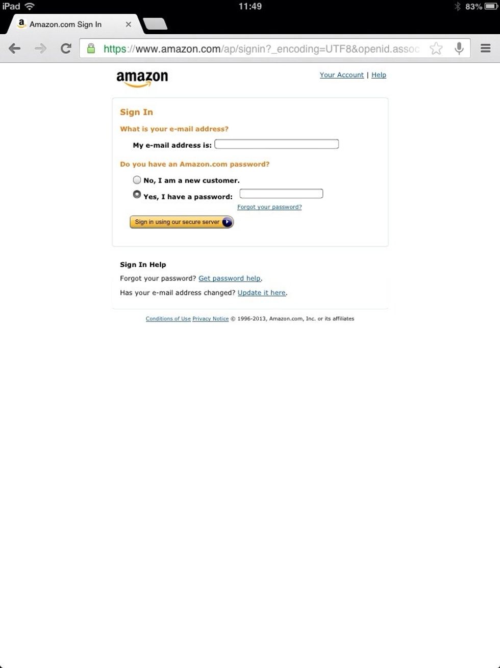 Apple doesn't allow in-app purchases. In order to buy a kindle book you have to first log in your Amazon account in your browser of choice.
