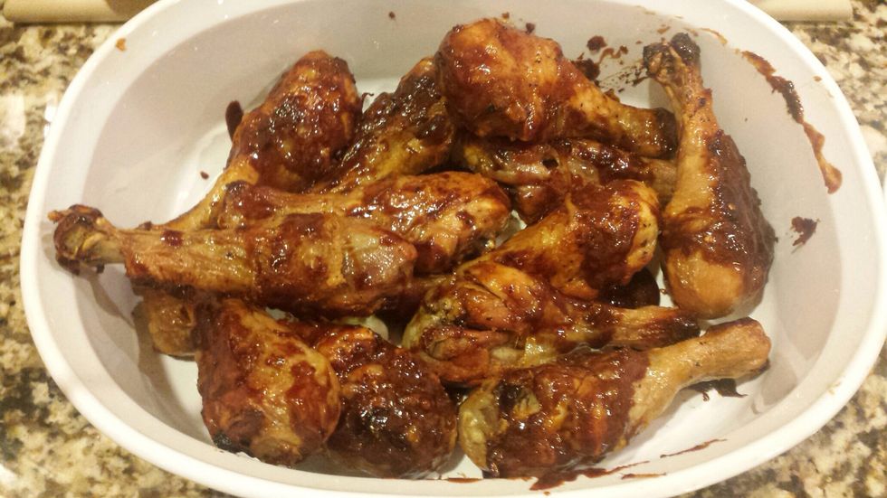 Apple-Honey Drumsticks