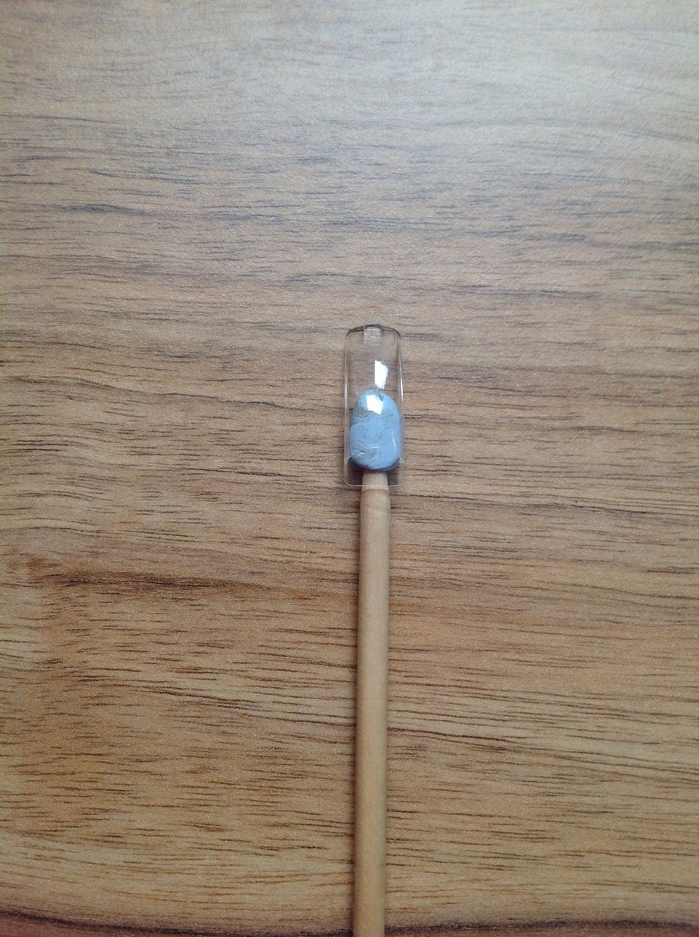 Applied one coat of OPI Natural Nail Basecoat.