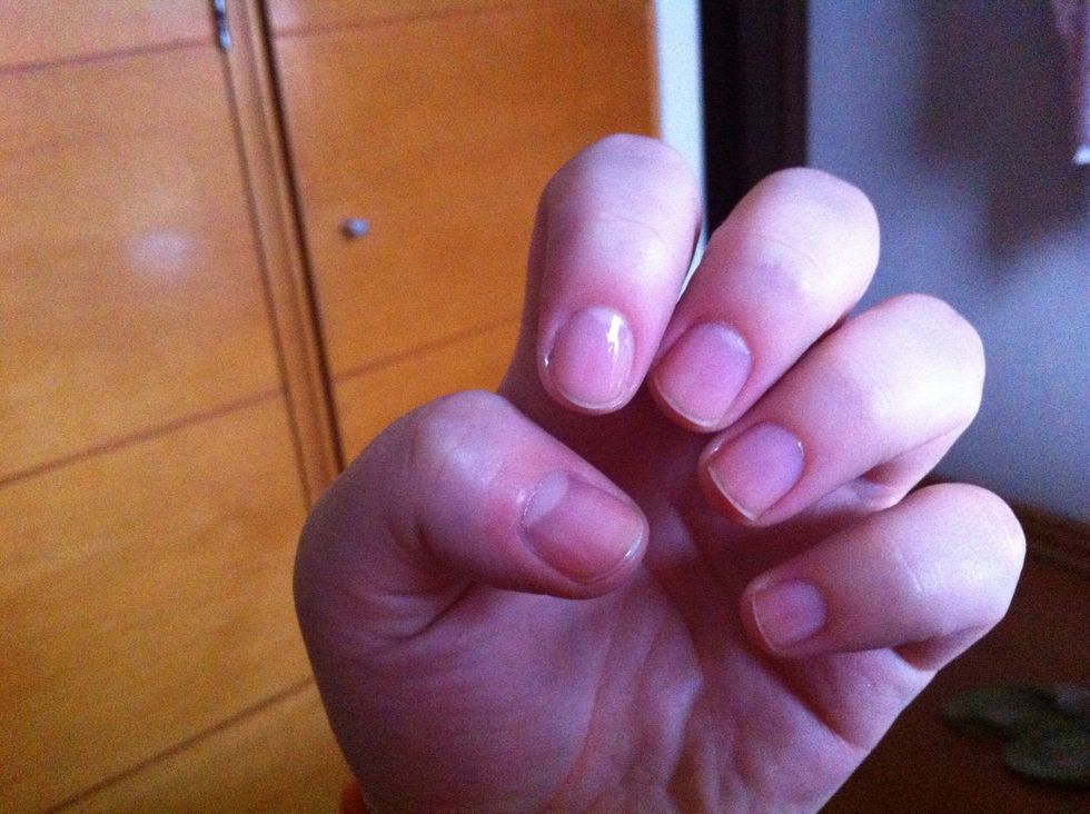 Apply a base coat to protect your nails.