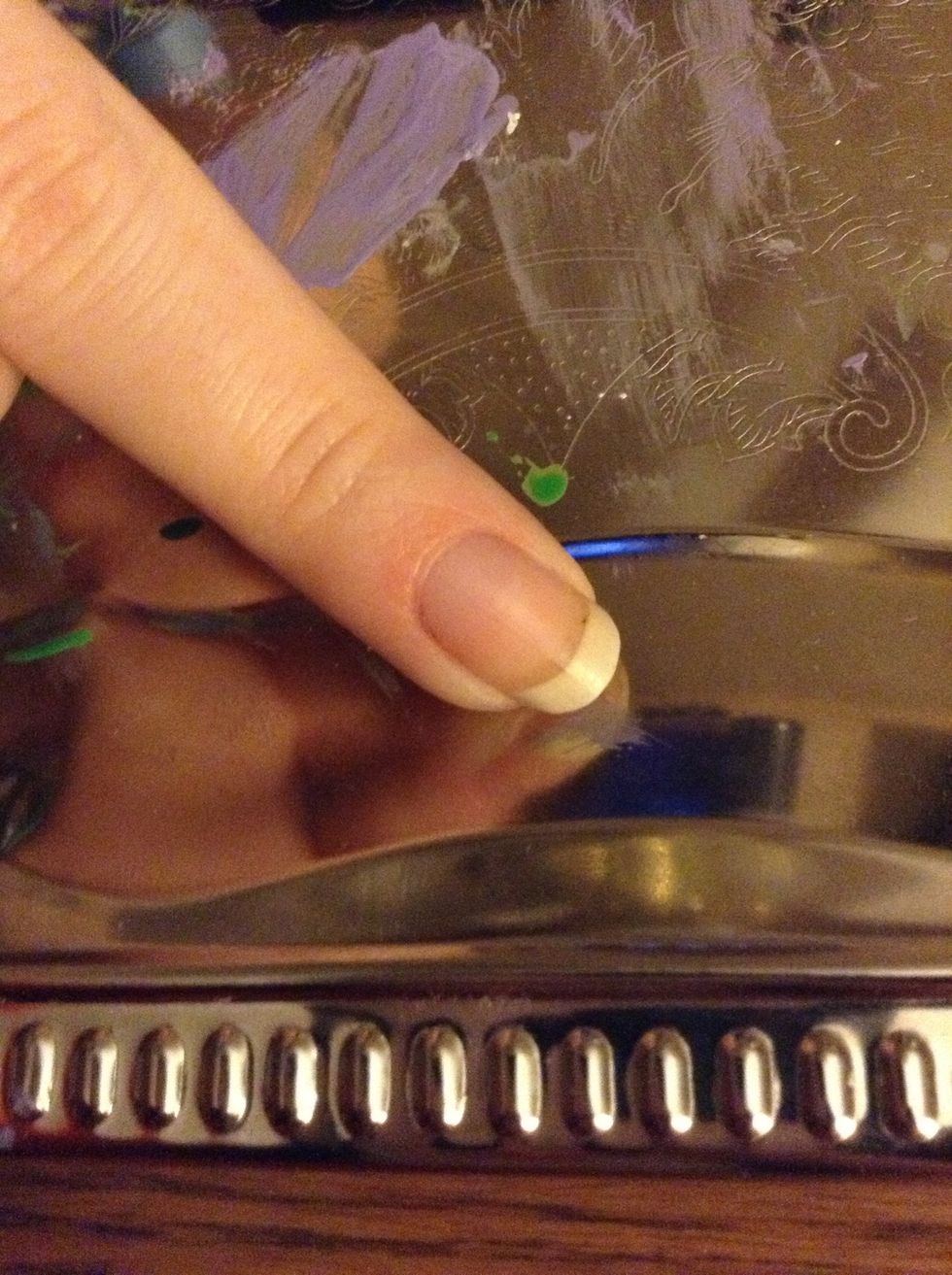 Apply a base coat to protect your natural nail.