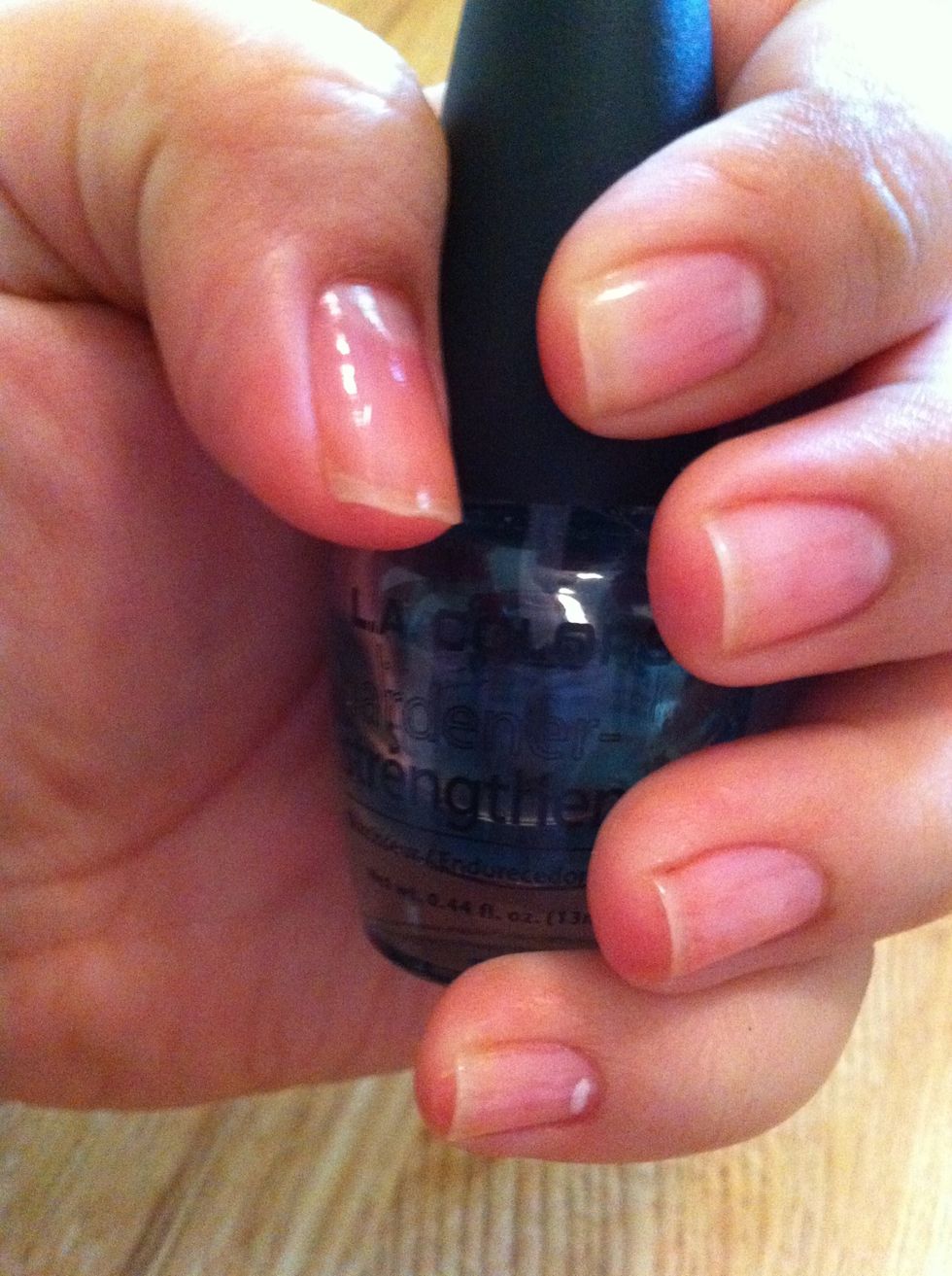 Apply a base coat to protect your natural nails