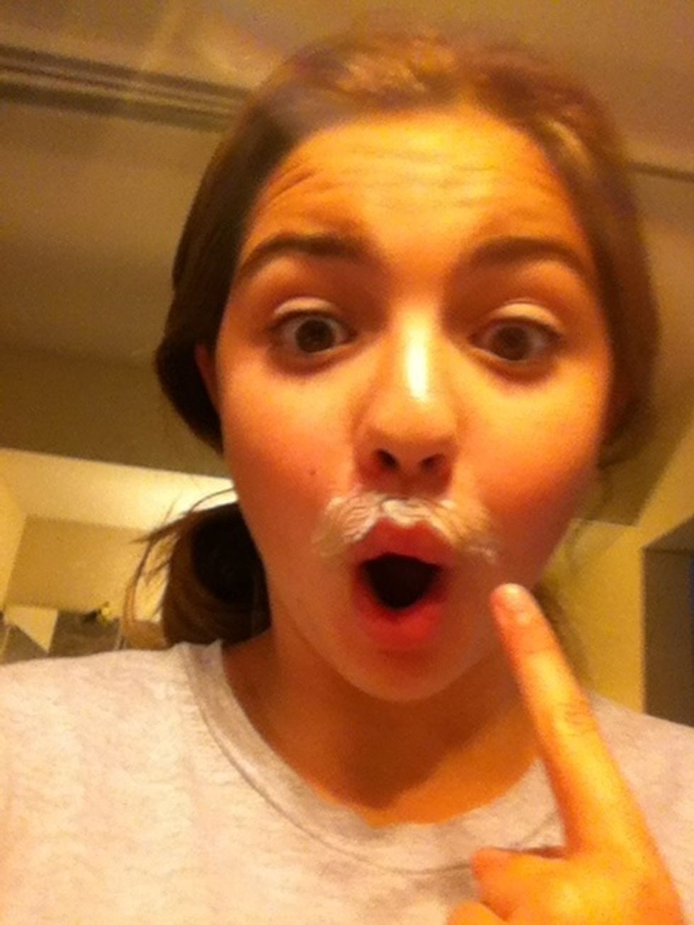 Apply a bit to wherever you would like to bleach your facial hair.... I'm embarrassed but it's fine ahha